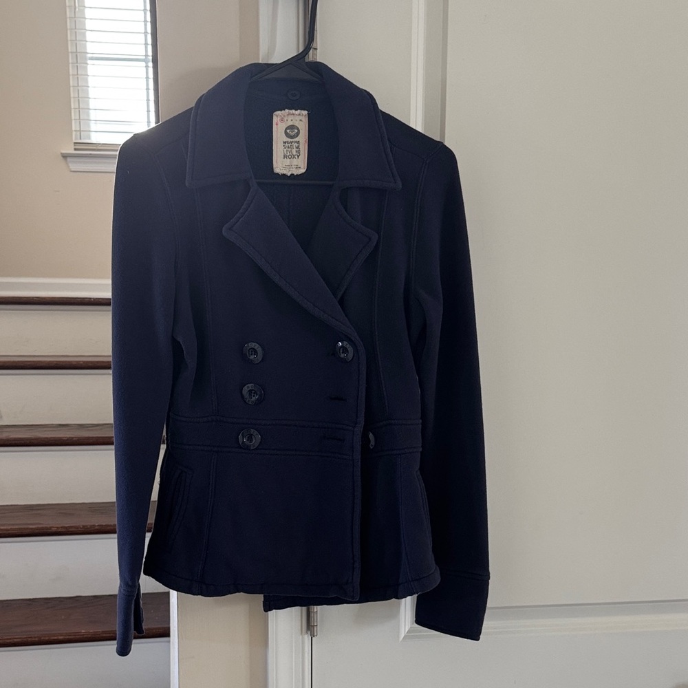 Roxy Midnight Blue Women's Pea Coat